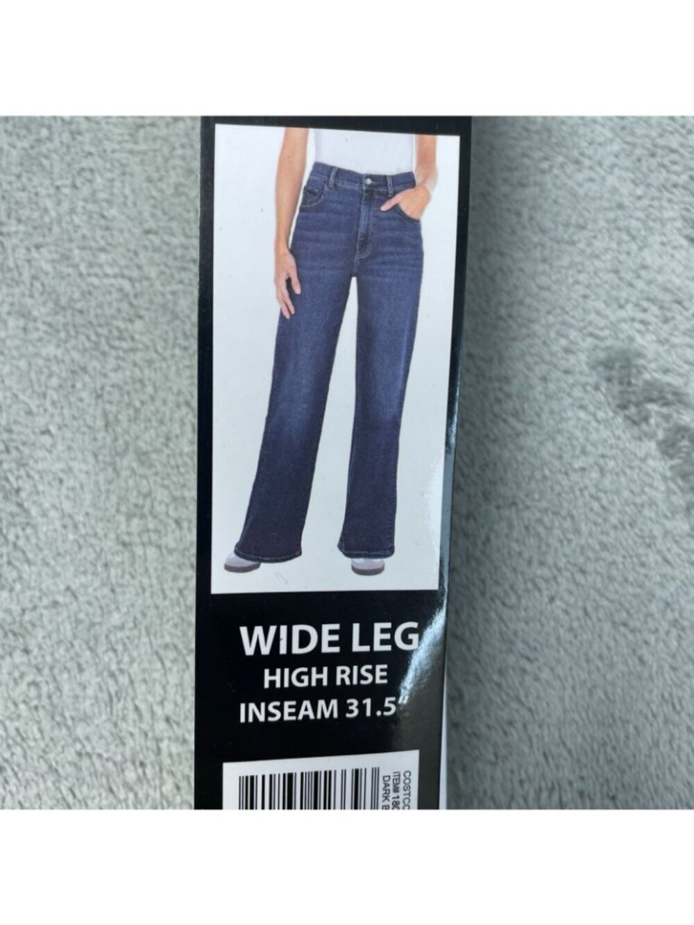NWT Well Worn Women's Size 6/28 Wide Leg High Rise Jeans Dark Wash Denim G2140 - Picture 11 of 13